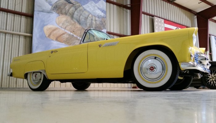 1955 Ford Thunderbird yellow