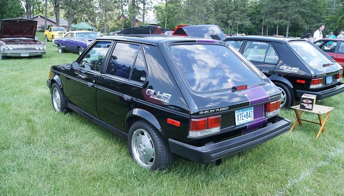 Dodge Omni Shelby GLHS rear view