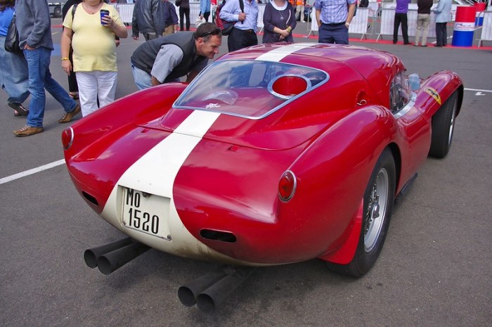 Ferrari 250 Testa Rossa rear view