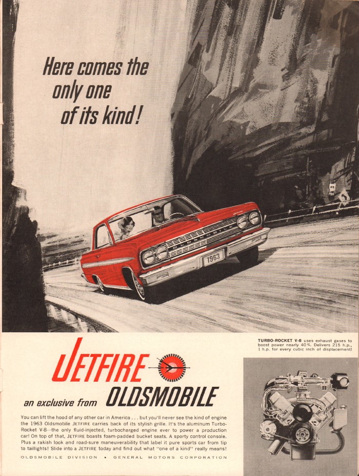 Oldsmobile F-85 Jetfire Ad